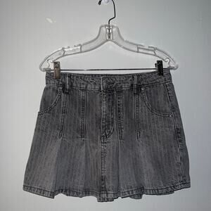 Zara size xSmall grey denim skirt